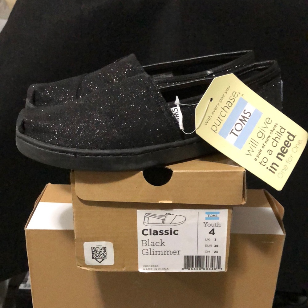 Toms Classic Black Glimmer